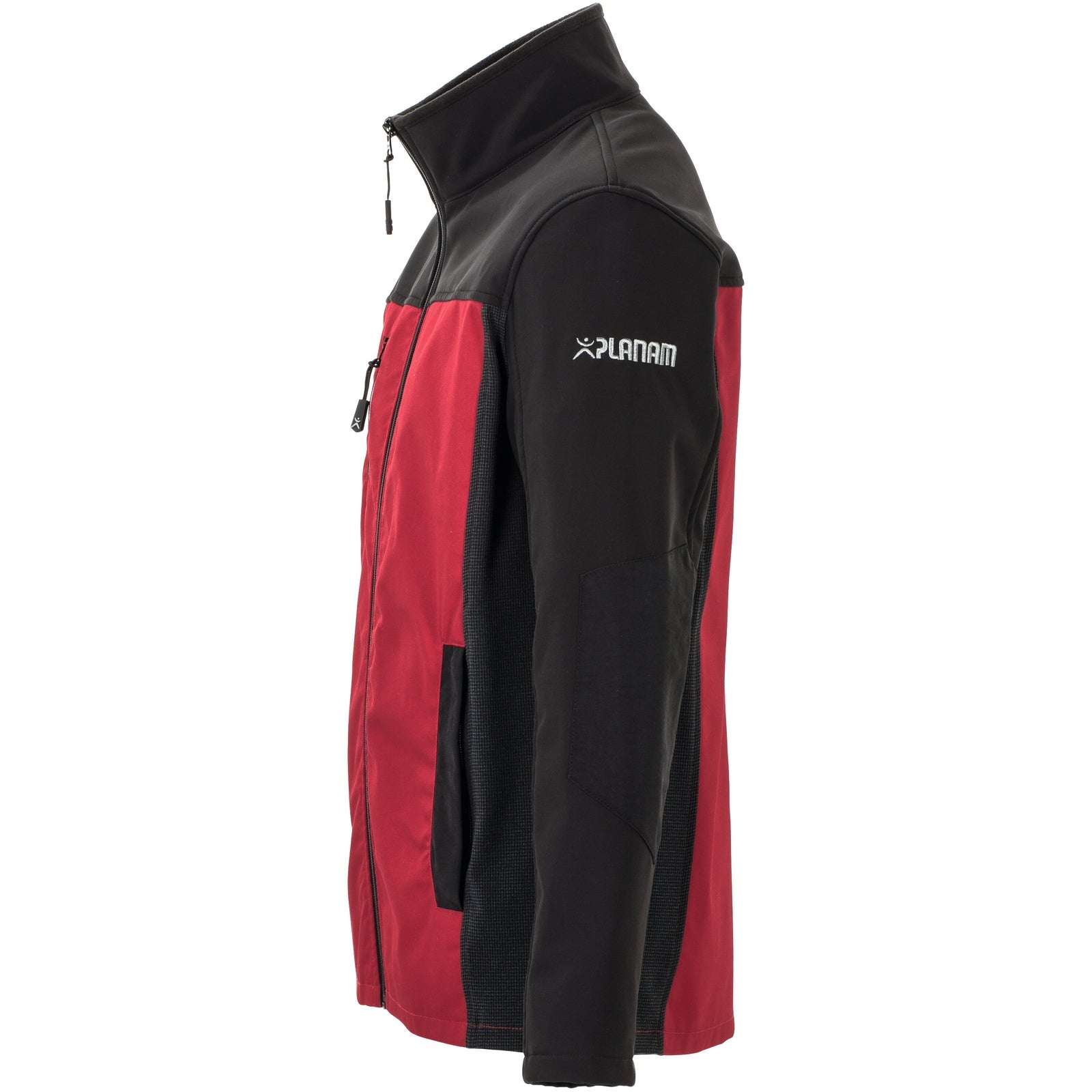 Planam Norit Men's Hybrid jacket red/black - Model view 4