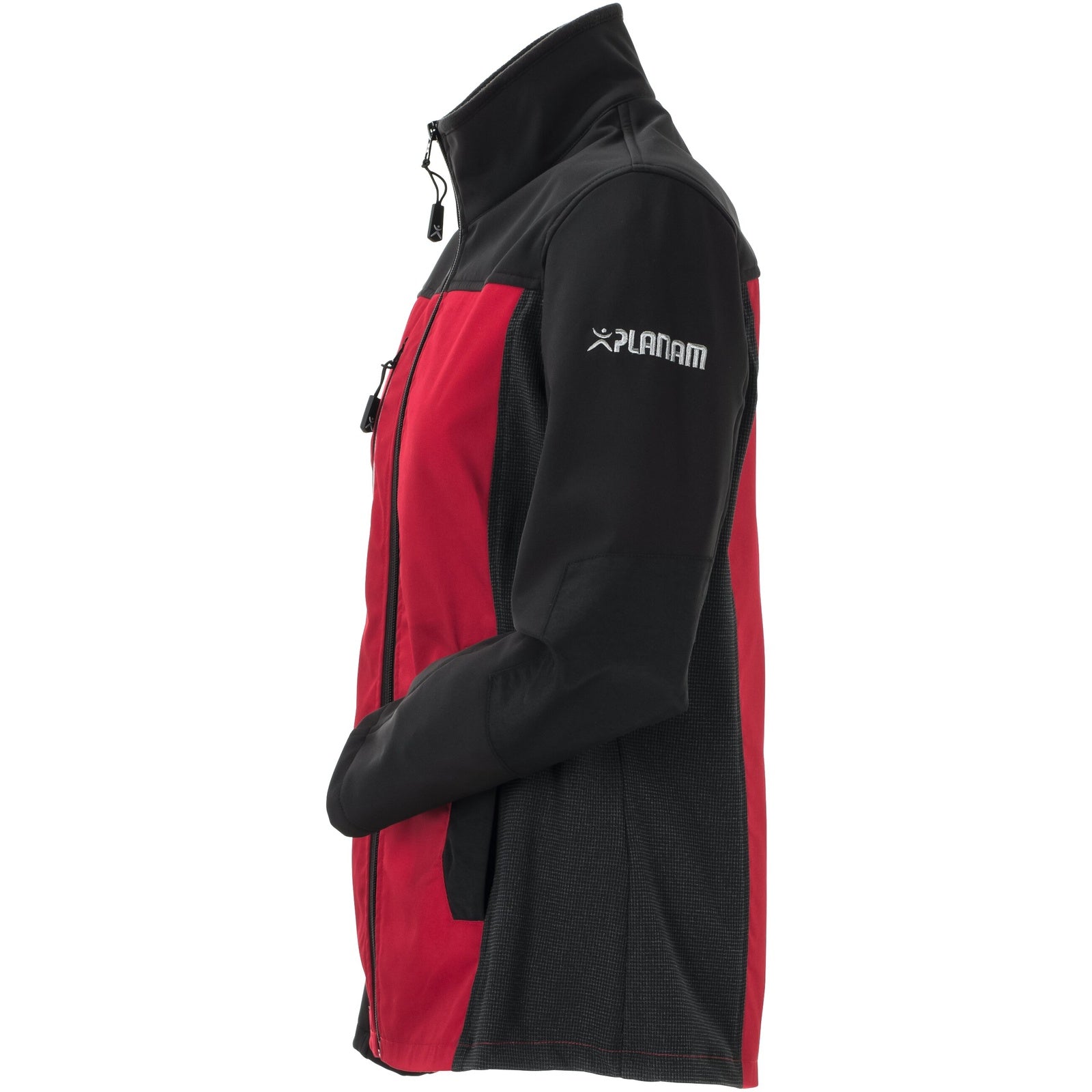 Planam Norit Women's Hybrid jacket red/black - Model view 4