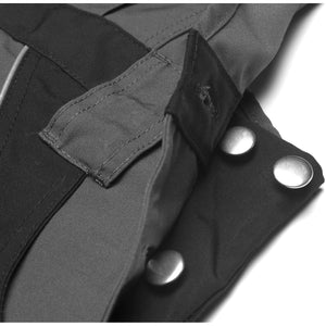 Planam Plaline Dungarees red/slate - The option for adjusting the waistband ensures the perfect fit in all sizes.