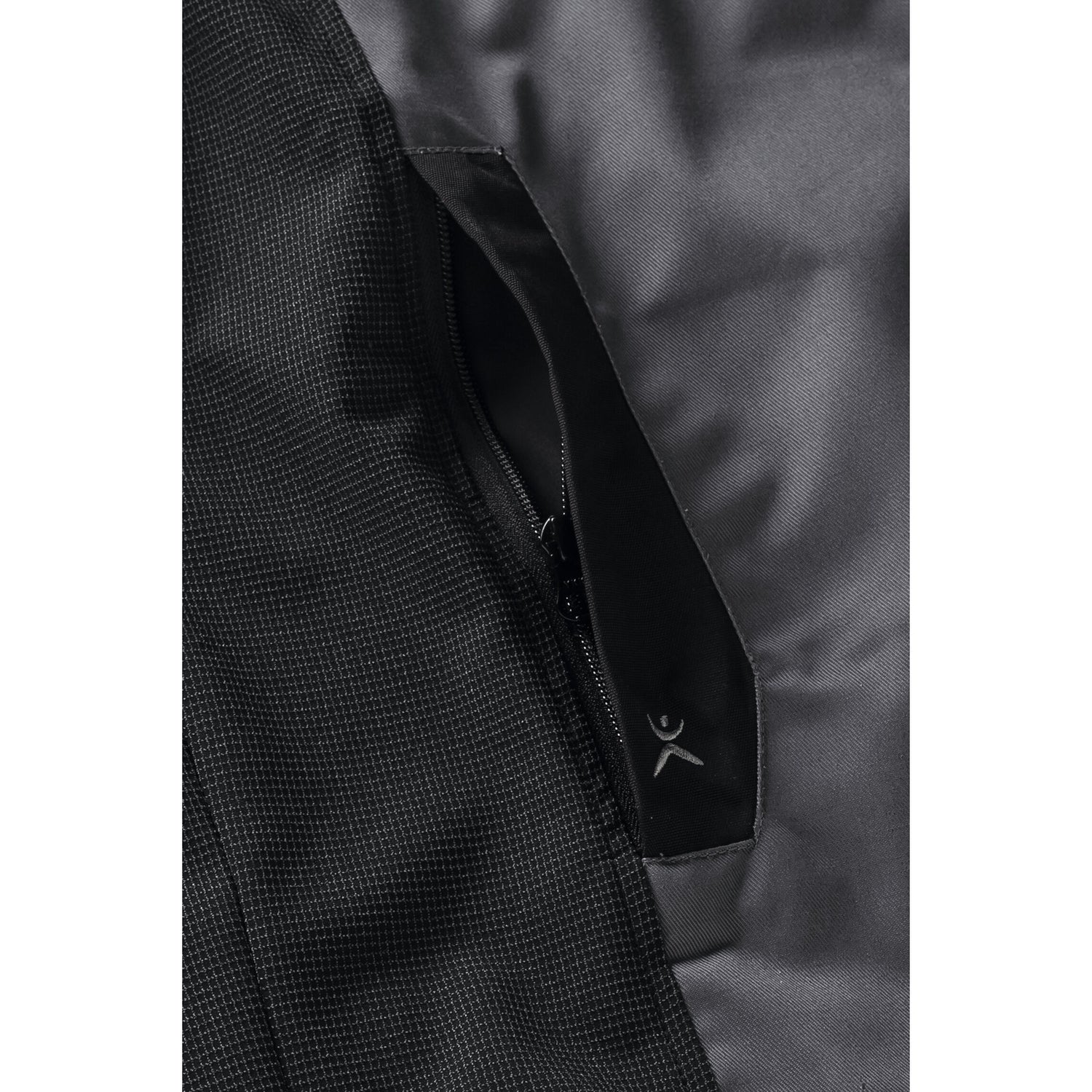 Planam Norit Men's Hybrid jacket red/black - Side pockets with reliable zip