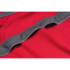 Planam Plaline Waisted Jacket red/slate - The ventilation at the back ensures your body remains a comfortable temperature.