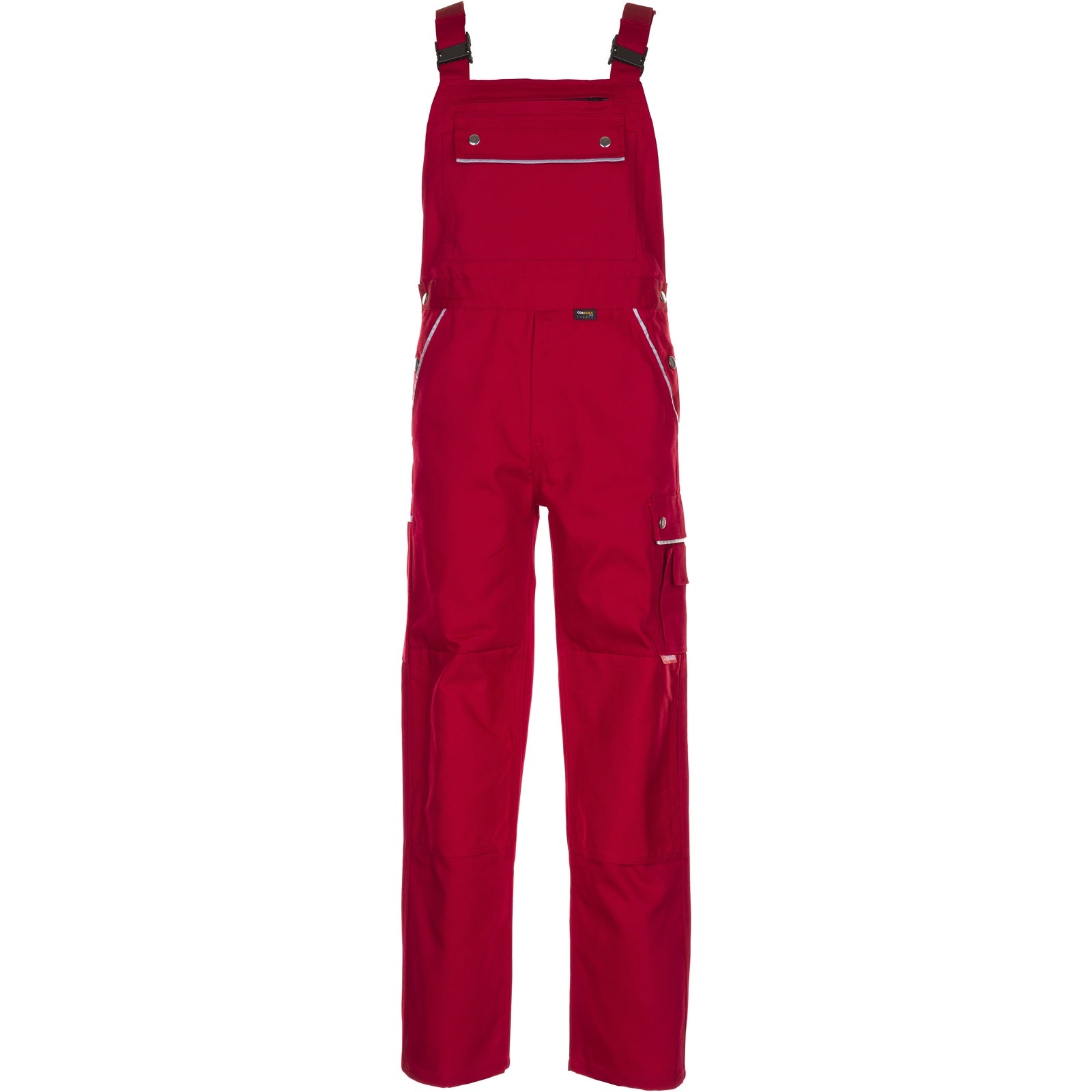 Planam Canvas 320 Dungarees red/red - Main