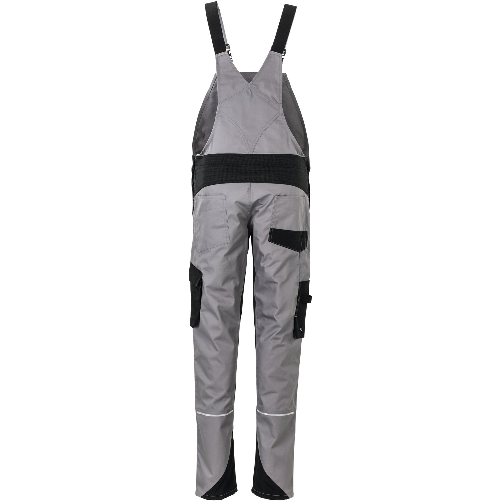 Planam Norit Women's dungarees zinc/black - Model view 2