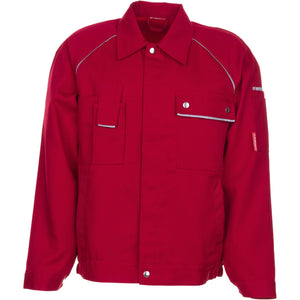 Planam Canvas 320 Waisted Jacket red/red - Model view 1