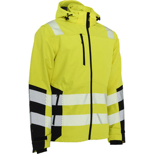 ELKA Rainwear - Visible Xtreme Recycled Softshell jacket - Fluorescent Yellow/Black