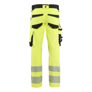 Blaklader BLAKLADER 11241648 Hi Vis Trousers 4 Way Stretch Hi Vis Reflective Work Trousers Men - double weave - 112416483399_2