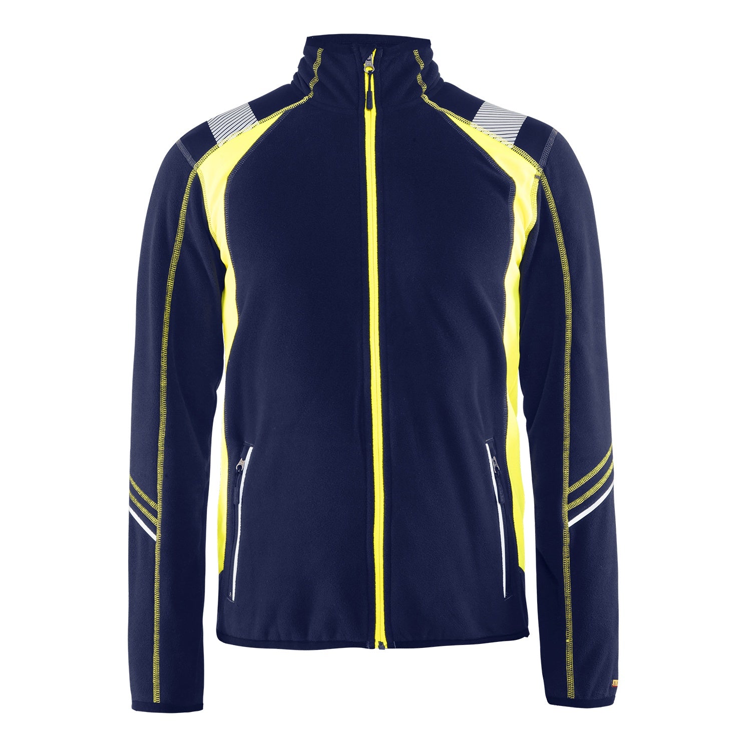 Blaklader BLAKLADER 49931010 Microfleece Jacket Hi Vis Reflective Work Jacket MEN - Antipilling - 499310108933_CF 