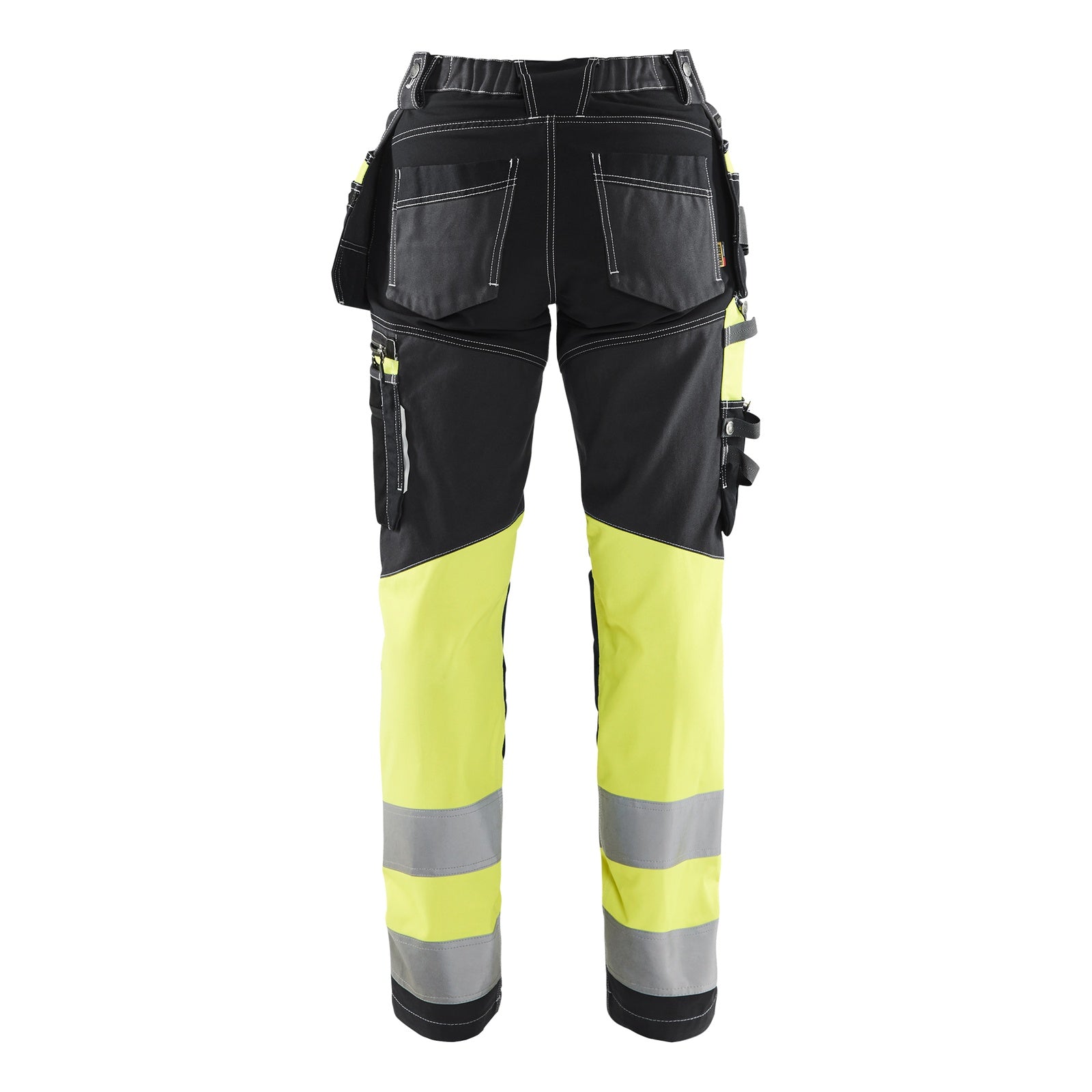 Blaklader BLAKLADER 71961370 | Women's Hi vis Trousers with Stretch Hi Vis Reflective Work Trousers Women - 100% Cotton - 719613709933_2