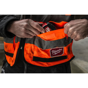 Milwaukee PREMIUM High-Visibility Vests - Orange