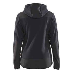 Blaklader BLAKLADER 59412536 Women's knitted jacket with softshell and hood Knitted Work Jacket WOMEN - Stretch - 594125369799_2