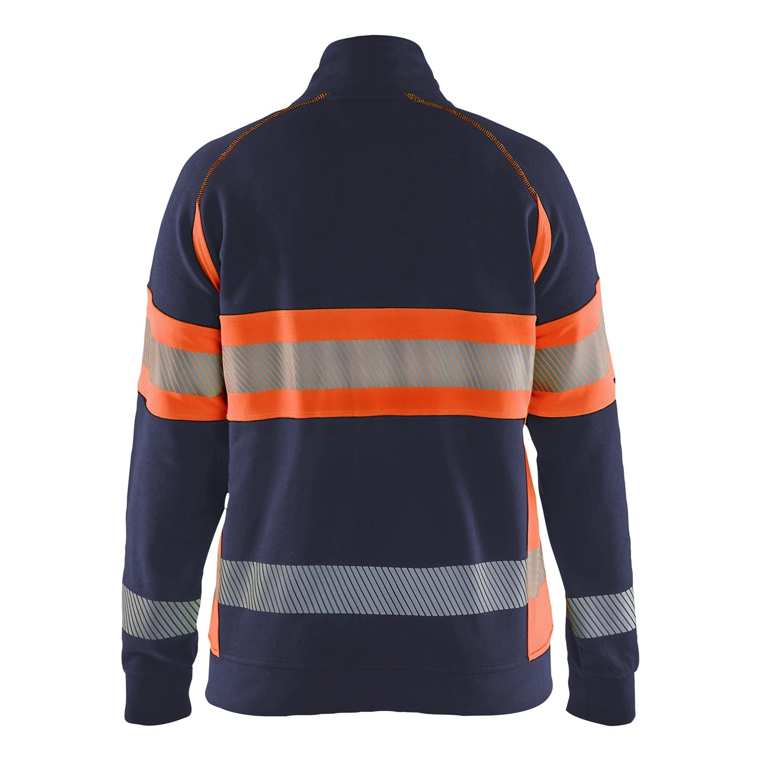 Blaklader BLAKLADER 35051158 Hi Vis Reflective Full-zip Work Sweatshirt WOMEN - 100% Cotton - 350511588953_2