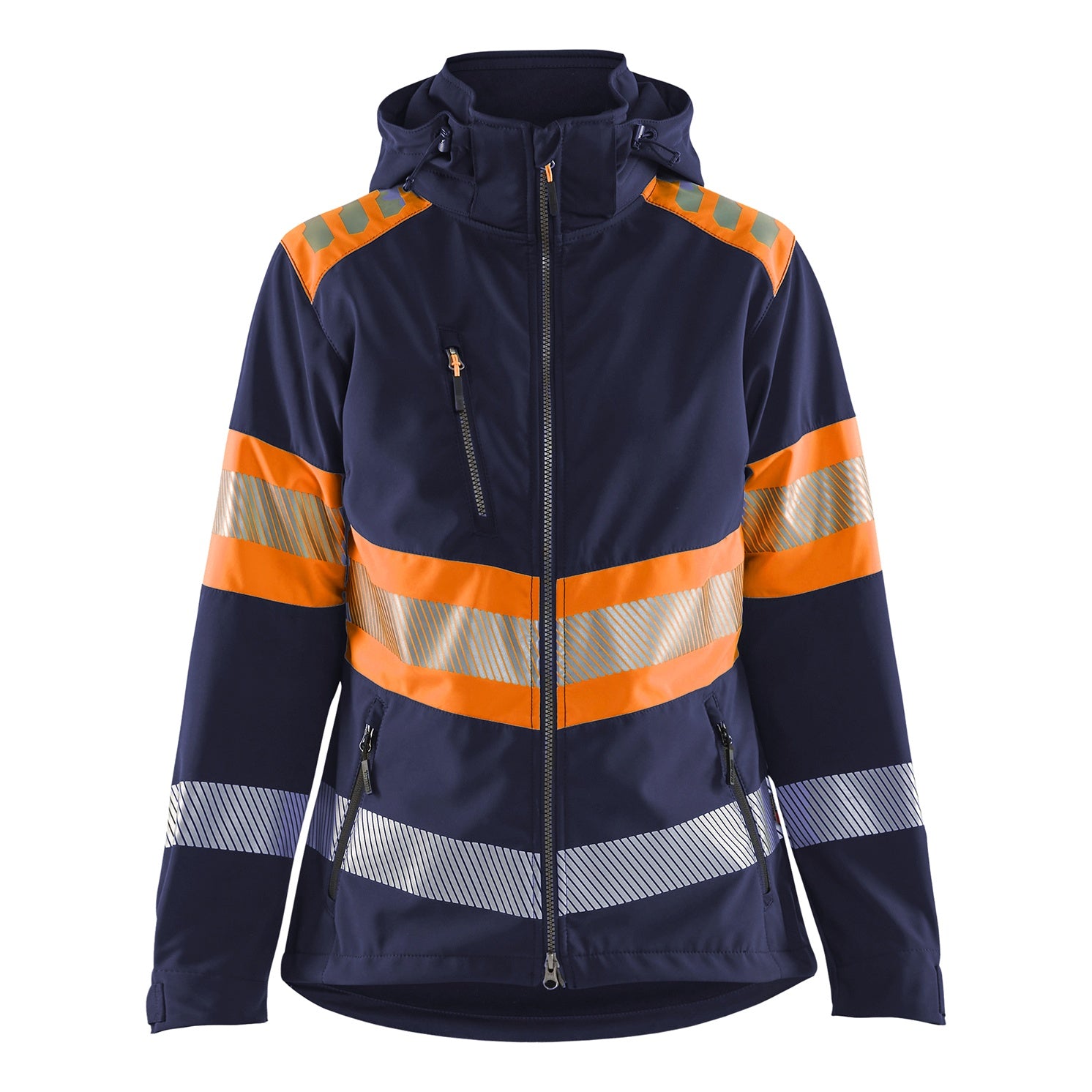 Blaklader BLAKLADER 44042513 Women’s Hi Vis Softshell Jacket Hi Vis Reflective Softshell Work Jacket WOMEN - Waterproof - 440425138953