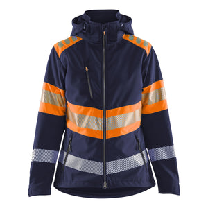 Blaklader BLAKLADER 44042513 Women’s Hi Vis Softshell Jacket Hi Vis Reflective Softshell Work Jacket WOMEN - Waterproof - 440425138953