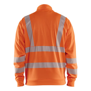 Blaklader BLAKLADER 35632538 Hi Vis Reflective Full-zip Work Sweatshirt MEN - Breathable - 356325385300_2