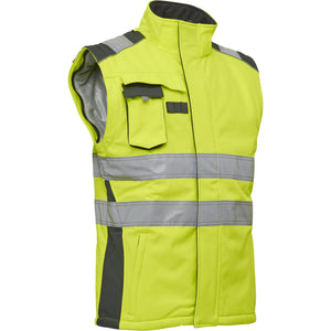ELKA Rainwear - Visible Xtreme Winter Softshell jacket - Fluorescent Yellow/Grey