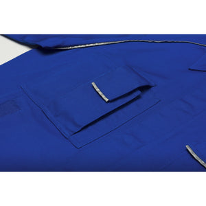 Planam Canvas 320 Waisted Jacket royal blue/royal blue - Tools are stored safely in the chest pocket with flap and press studs.