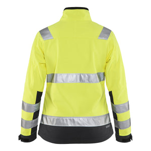 Blaklader BLAKLADER 49022517 Women's Hi Vis Softshell Jacket Softshell Work Jacket WOMEN - Waterproof - 490225173399_2