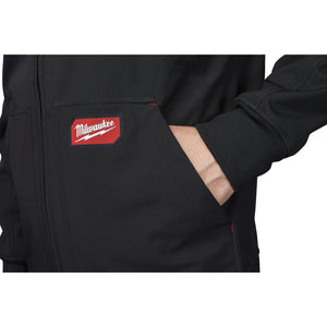 Milwaukee FREEFLEX™ Softshell Hooded Jacket SJ BL - Black