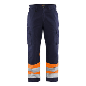 Blaklader BLAKLADER 15641811 | Hi Vis trousers Hi Vis Reflective Work Trousers Men - twill fabric - 156418118953