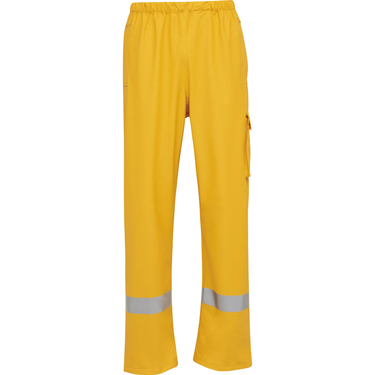 ELKA Rainwear - Dry Zone D-Lux trousers with reflective stripes - Yellow