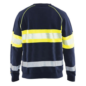 Blaklader BLAKLADER 33591158 Hi Vis Sweater Hi Vis Reflective Work Sweatshirt MEN - 100% Cotton - 335911588933_CB