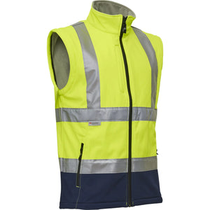 ELKA Rainwear - Visible Xtreme Softshell jacket - Fluorescent Yellow/Navy