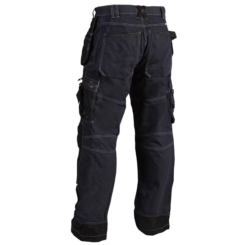 Blaklader BLAKLADER 15001140 | Craftsman Trousers X1500 Work Trousers Men - Cordura Denim - 150011408999_washed_2