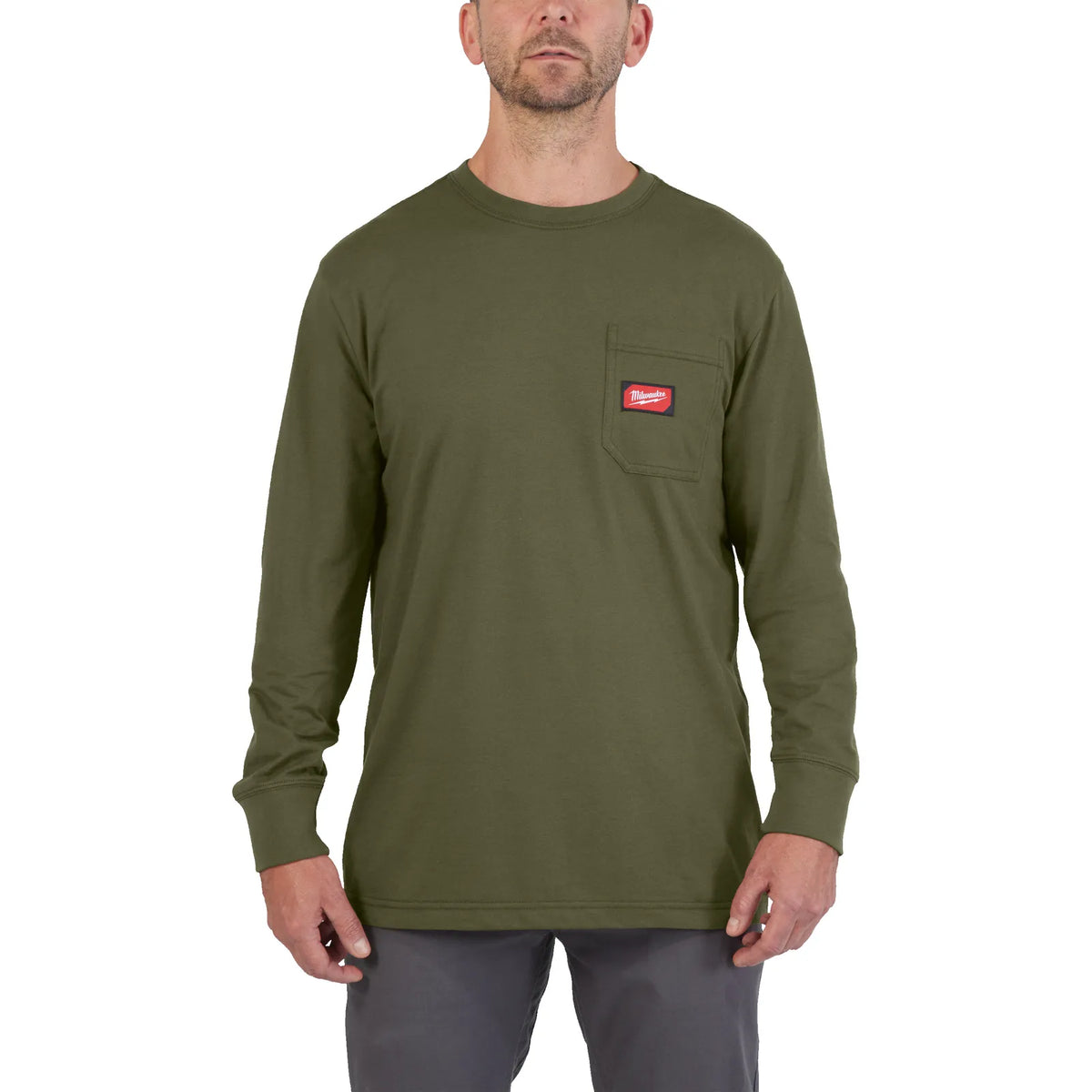 Milwaukee Long Sleeve Work T-Shirt WT LS - Green