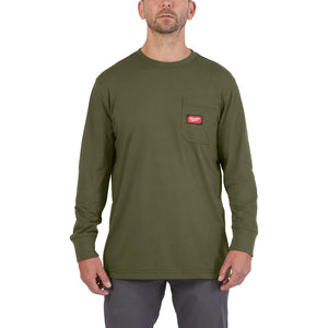 Milwaukee Long Sleeve Work T-Shirt WT LS - Green