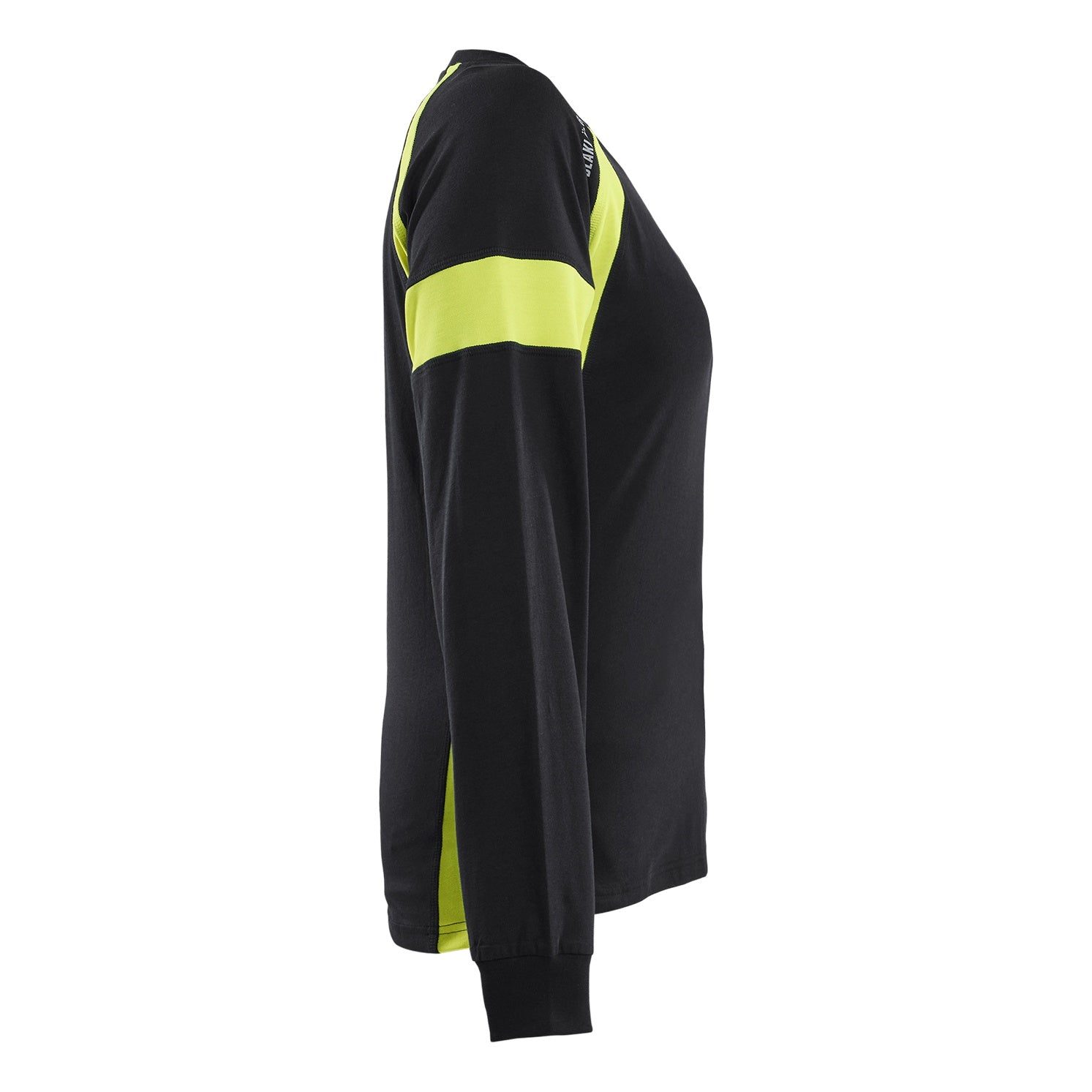 Blaklader BLAKLADER 35211030 Women's Long Sleeved T shirt with Hi Vis Hi Vis Reflective Long Sleeve Work T-Shirt WOMEN - 100% Cotton - 352110309933_CR