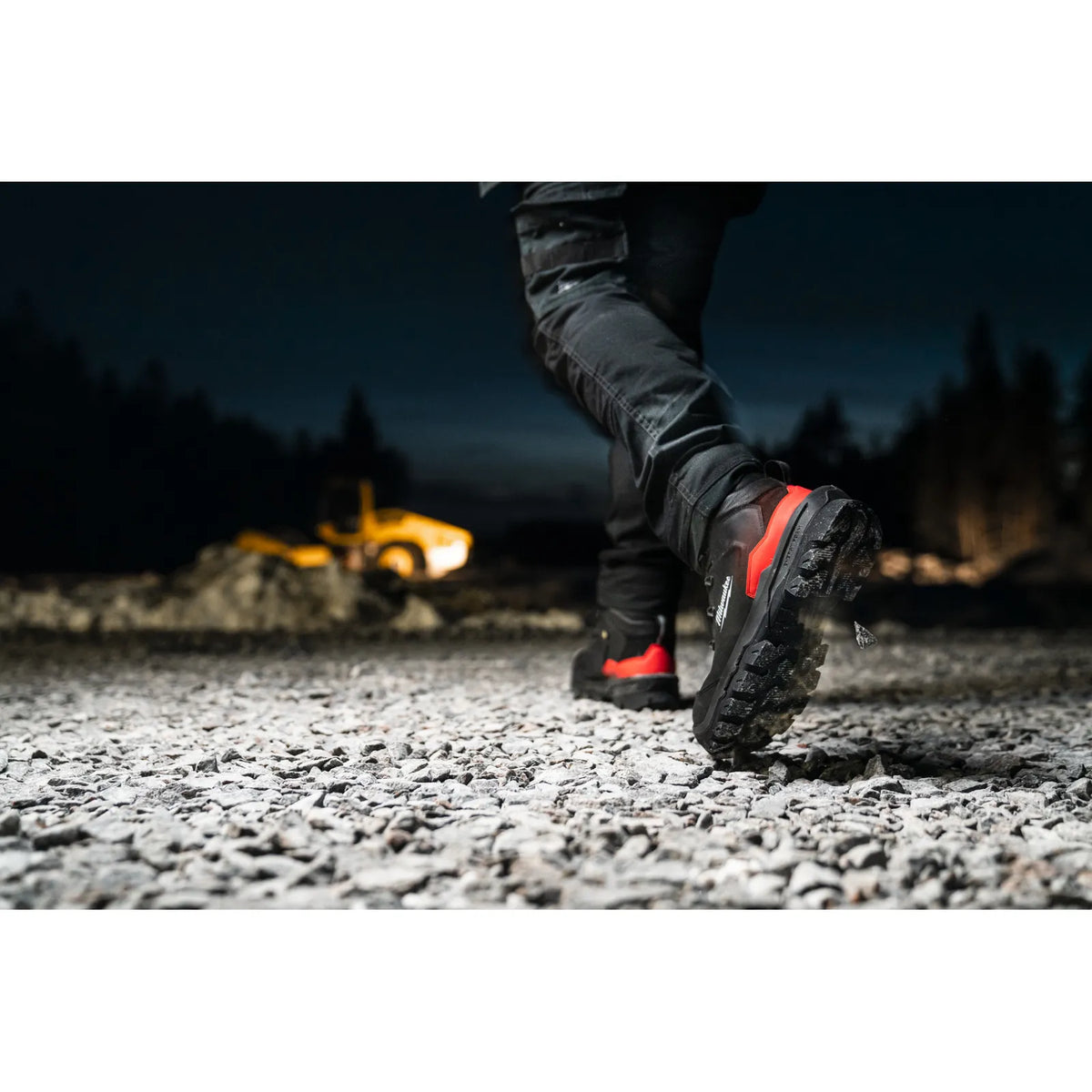 Milwaukee ARMOURTRED™ S3S HRO SC FO LG SR Mid-Cut Safety Shoes ESD 1M110111W - Black