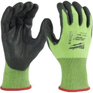 Milwaukee High-Visibility Cut Level E Gloves