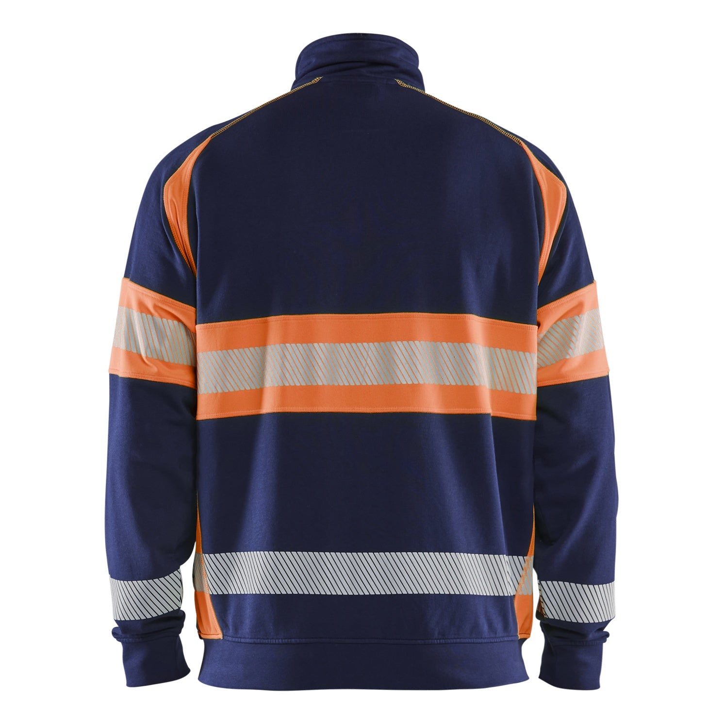 Blaklader BLAKLADER 35511158 Hi Vis Sweater Hi Vis Reflective Full-zip Work Sweatshirt MEN - 100% Cotton - 355111588953_2