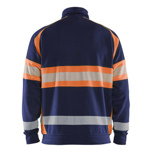 Blaklader BLAKLADER 35511158 Hi Vis Sweater Hi Vis Reflective Full-zip Work Sweatshirt MEN - 100% Cotton - 355111588953_2