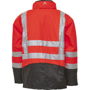 ELKA Rainwear - Visible Xtreme 2-in-1 Jacket - Fluorescent Red/Black