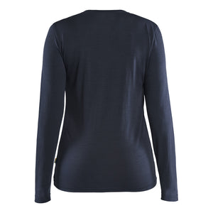 Blaklader BLAKLADER 35391743 Women's Long Sleeved Merino Wool T Shirt Long Sleeve Work T-Shirt WOMEN - 85% Merino Wool - 353917438600_2