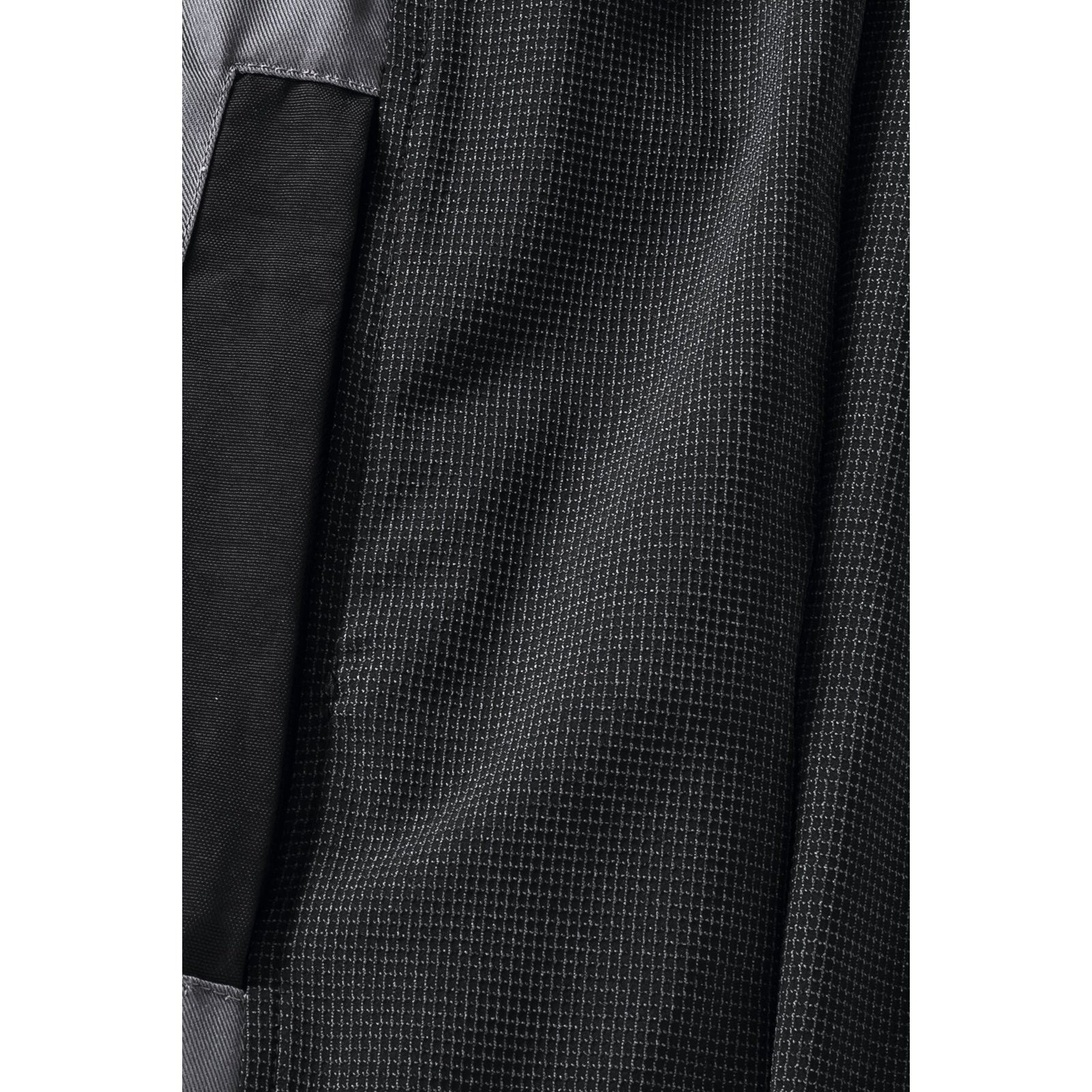 Planam Norit Men's Hybrid jacket black/black - Very comfortable to wear thanks to elastic inserts on the sides