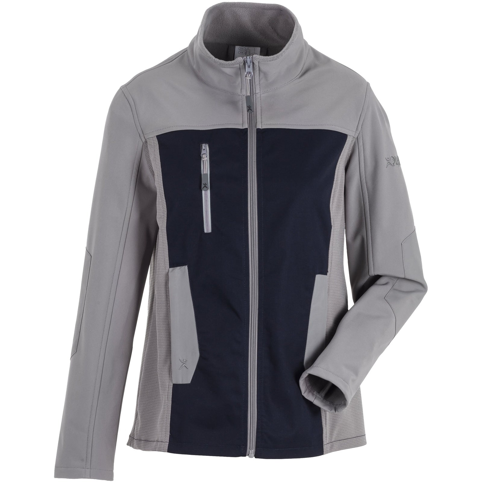 Planam Norit Women's Hybrid jacket blackblue/zinc - Model view 1