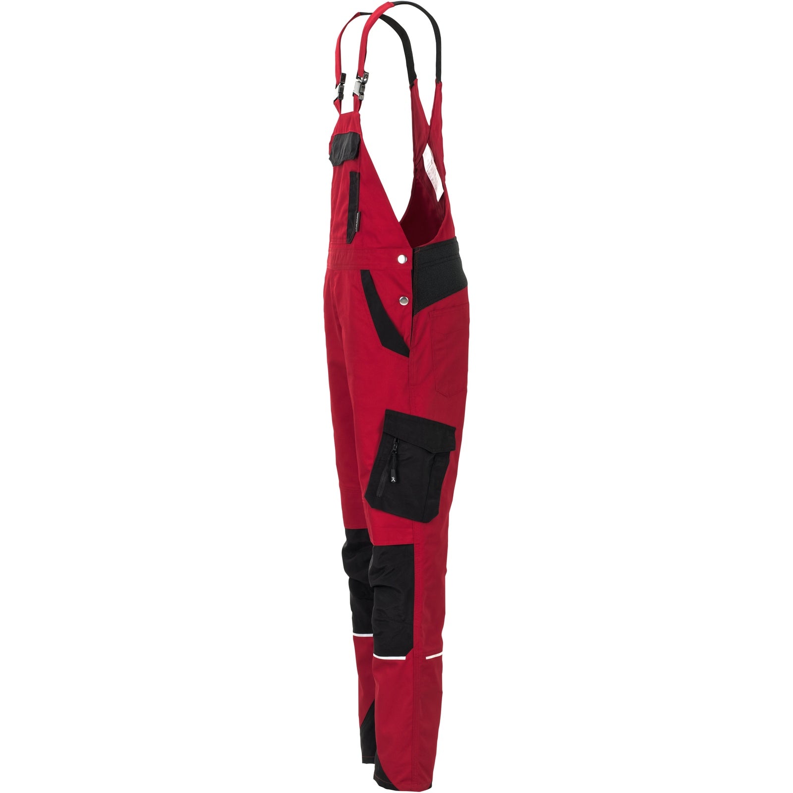 Planam Norit Women's dungarees red/black - Model view 4