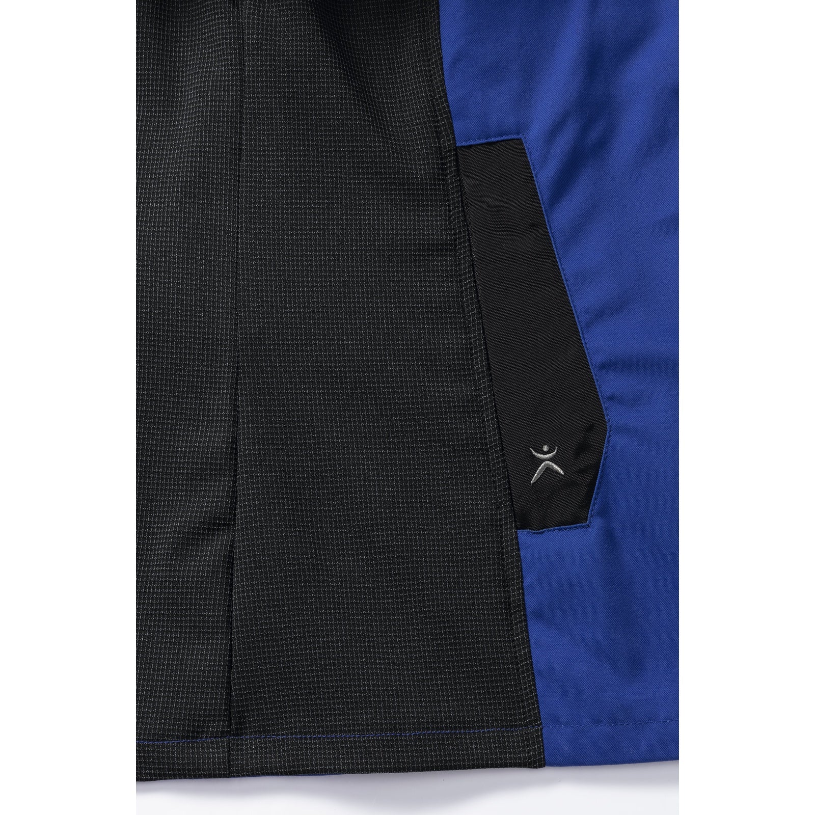 Planam Norit Women's Hybrid jacket blackblue/zinc - Fits any body shape thanks to side stretch inserts