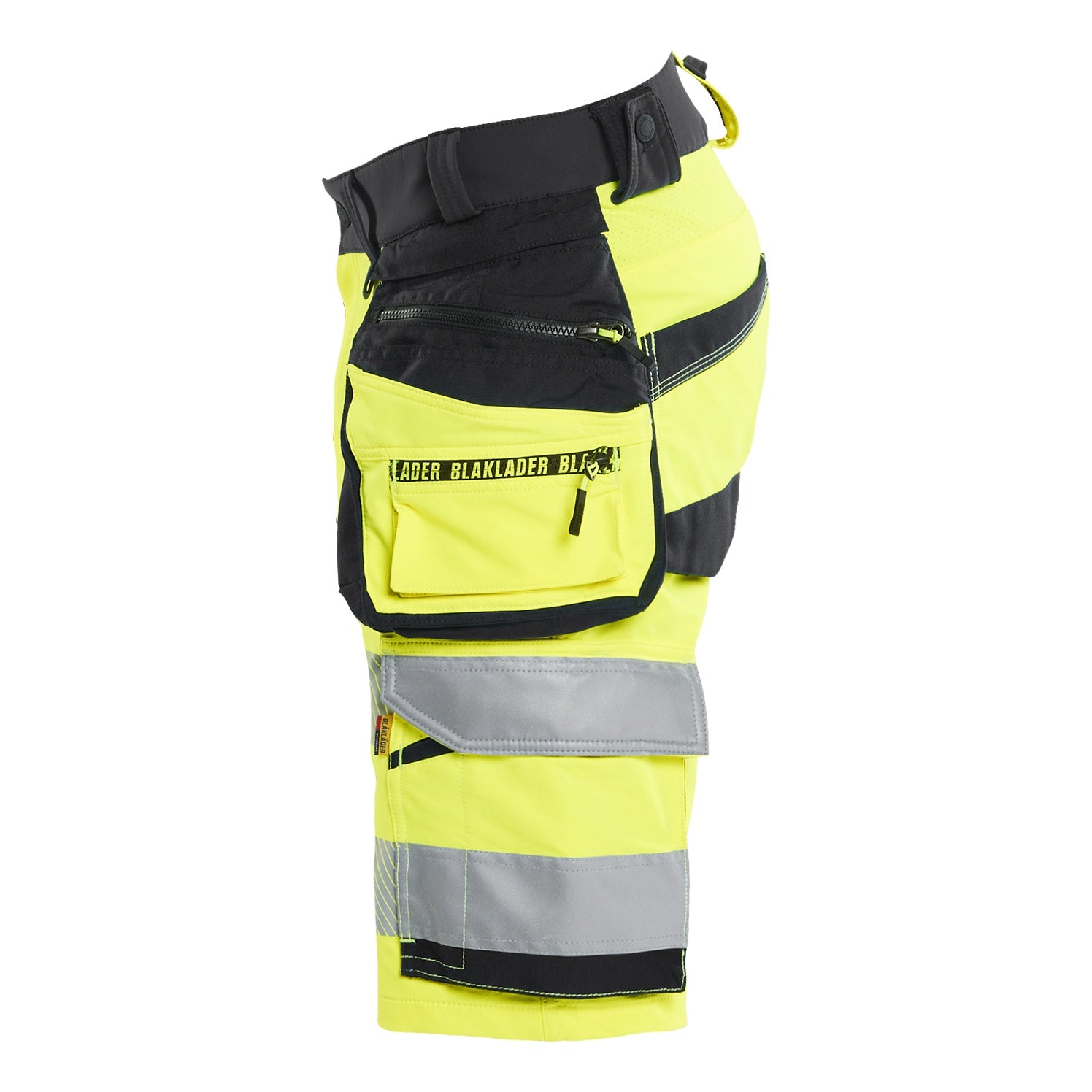 Blaklader BLAKLADER 11201648 Hi Vis shorts 4 way stretch Hi Vis Reflective Work Shorts Men - double weave - 112016483399_CL