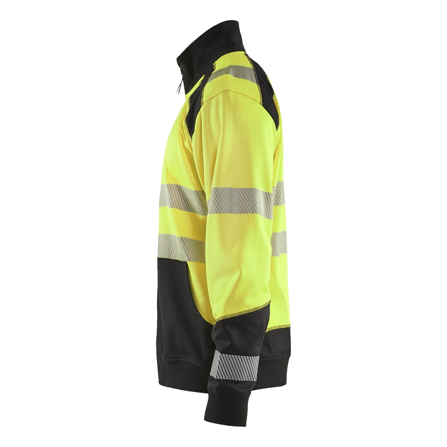Blaklader BLAKLADER 35582528 Hi Vis Reflective Full Zip Work Sweatshirt MEN - Brushed Inside - 355825283399_CL