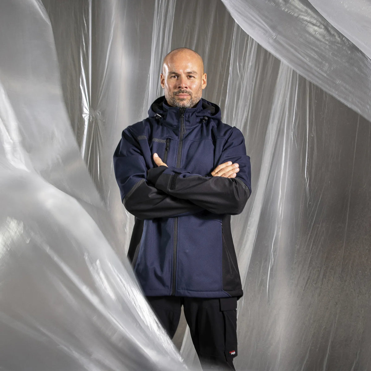 ELKA Rainwear - Working Xtreme Recycled Softshell jacket - Navy/Black