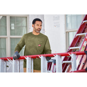 Milwaukee Long Sleeve Work T-Shirt WT LS - Green