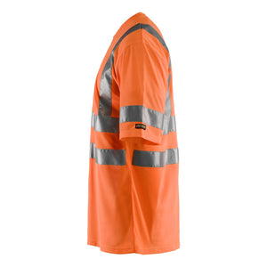 Blaklader BLAKLADER 34131009 Hi Vis T shirt Hi Vis Reflective Short Sleeve Work T-Shirt MEN - 100% Polyester - 341310095300_CL