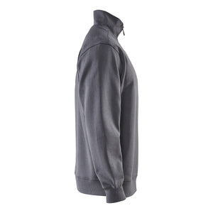 Blaklader BLAKLADER 33651048 Sweatshirt With Collar Half-zip Work Sweatshirt MEN - Brushed Inside - 336510489400_CR