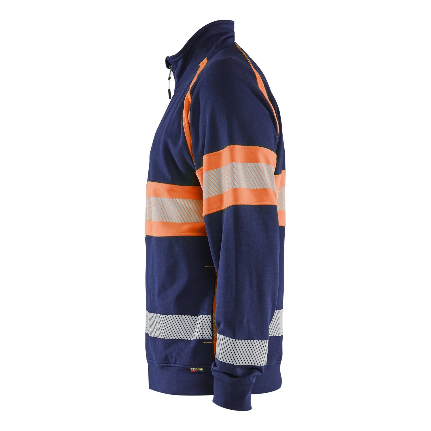 Blaklader BLAKLADER 35511158 Hi Vis Sweater Hi Vis Reflective Full-zip Work Sweatshirt MEN - 100% Cotton - 355111588953_CL