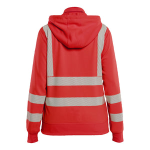 Blaklader BLAKLADER 35742538 Hi Vis Reflective Hoodie Work Sweatshirt WOMEN - Detachable Hood - 357425385500_2