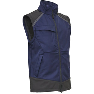 ELKA Rainwear - Working Xtreme Softshell Jacket with detachable sleeves - Navy/Black