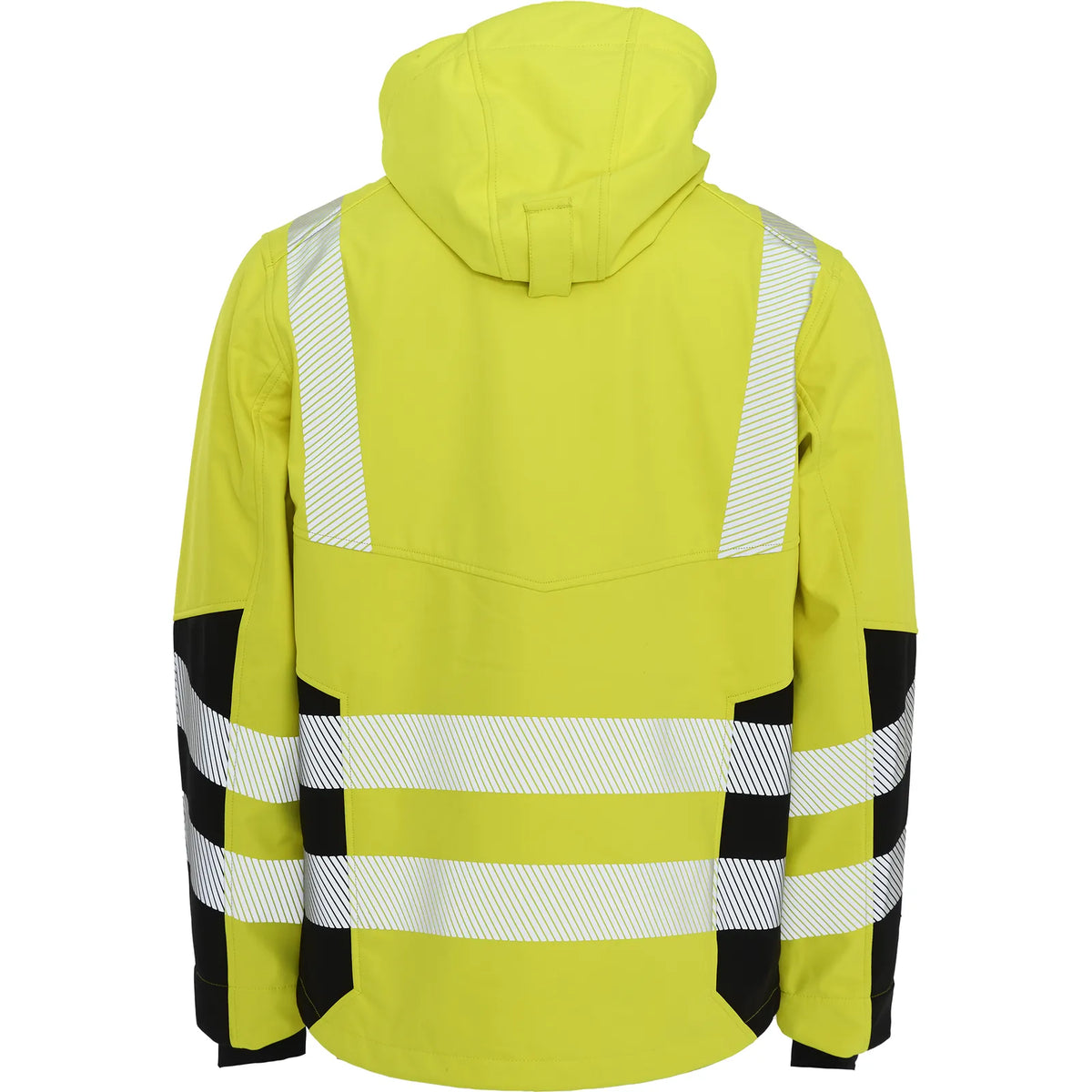 ELKA Rainwear - Visible Xtreme Recycled Softshell jacket - Fluorescent Yellow/Black